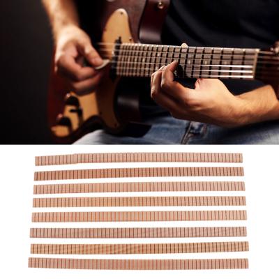 8 ks Guitar Loop Flexibilní proužek pro intarzii Guitar Purfling proužky Ukulele Purfling proužky Ozdobný proužek pro hranu kytary Guitar Binding