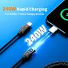 1m Compatible with Thunderbolt USB 5 Cable 80GB Data Transfer 8K 60Hz Video PD 240W Fast Charging Cord