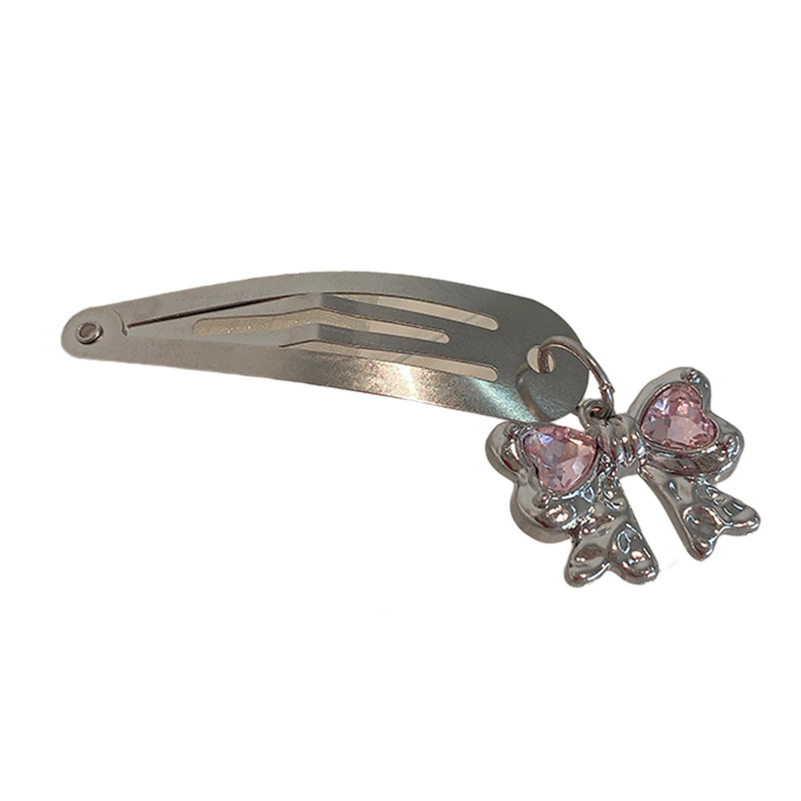 

Loves BB Clip Y2K Cute Barrette Heart Broken Hair Clip Rhinestones Bowknot Hairpin Headwear Word Clip Hair Accessoires