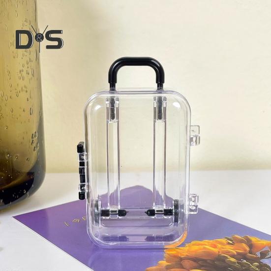 Recipiente de armazenamento portátil Easy Grip estilo mala exclusivo