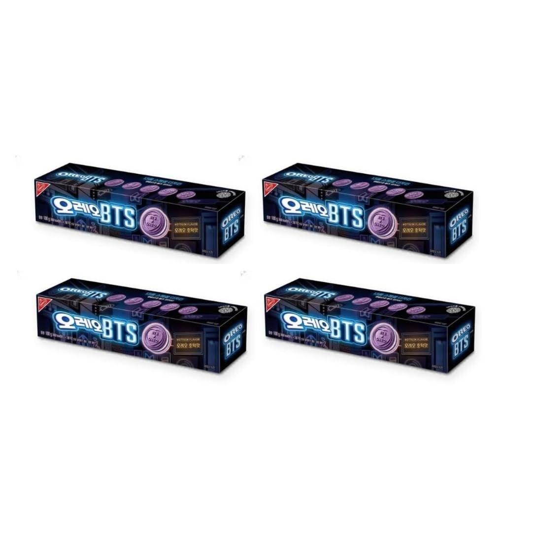 Печенье OREO со вкусом Хотток, коллаборация с BTS, 100 г, 4 упаковки