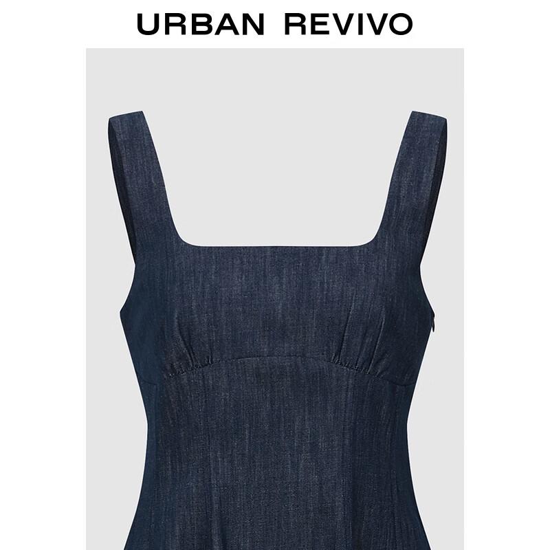 UR Women's Denim Revival Square Neck Dress