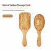 Bamboo Bead Oval Comb for Smooth and Straight Hair Styling