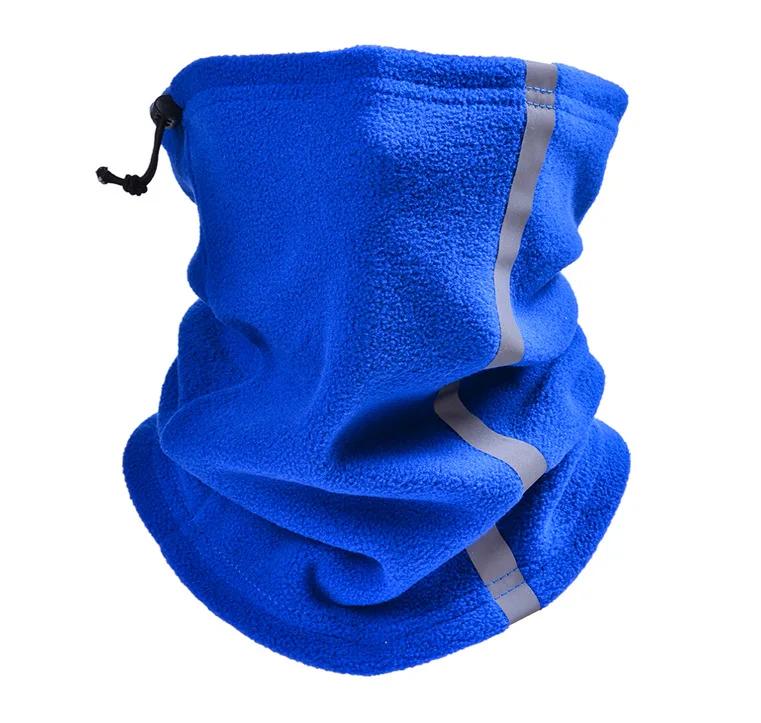 Polar Fleece Neck Tube Scarf Winter Ear Warmer Cycling Fishing Skating Running Sport Scarf Adjustable Neck Collar Neckerchief