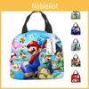 Bros Super Mario Lunch Bag Insulated Food Handbags Case For School Gifts Picnic