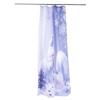 Christmas Waterproof Punch Free Bathroom Bath Shower Curtain Decoration with 12 Hooks Set