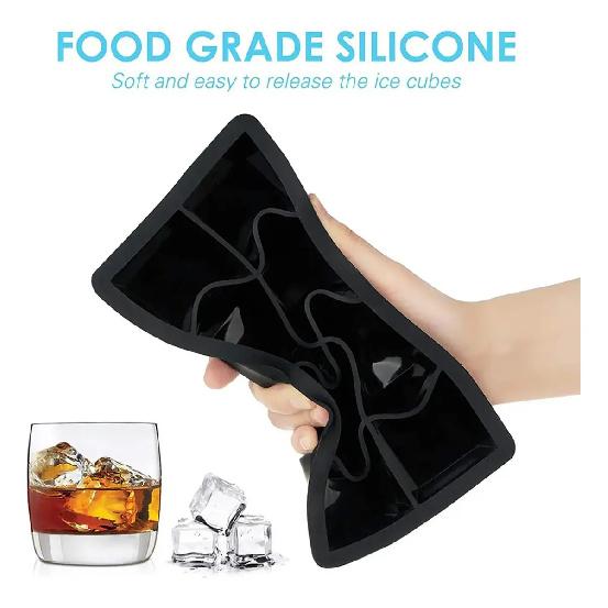 1PCS Ice Cube Mold For Whiskey And Tequila Black