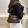Stylish Chic Shoulder Bag Trendy Pu Leather Small Commuter Purse For Summer 2024