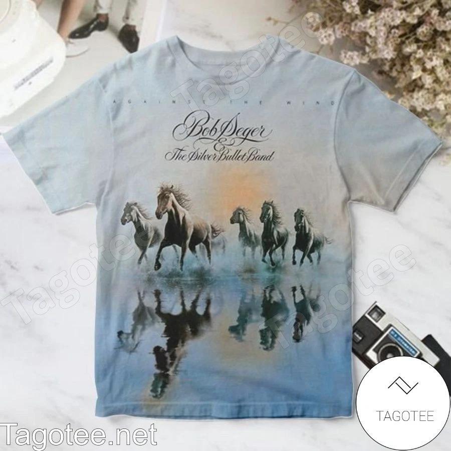 Against The Wind Album Cover By Bob Seger S-234XL 3D Shirt Gift xmas B2129 S