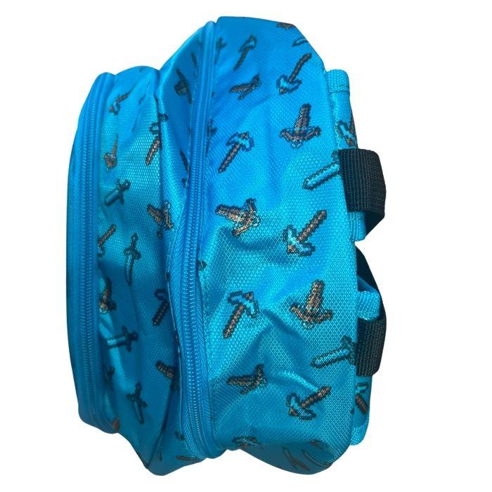 Kids Backpack Minecraft - 38cm - 2 Compartments - Water-Repellent Polyester - Optimal Comfort