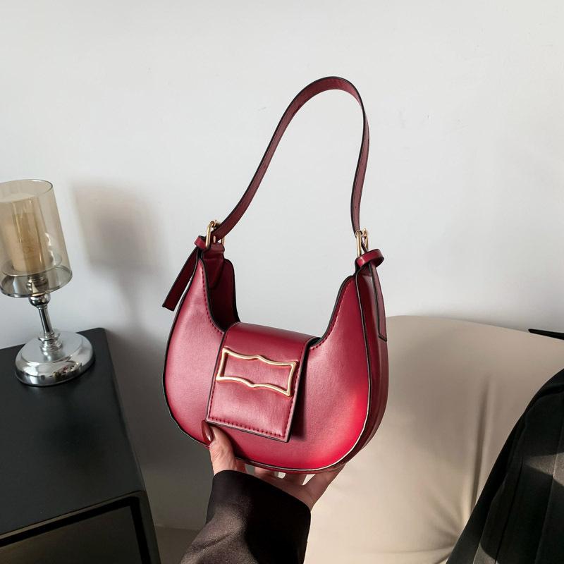 Сумки сумки женские новые модные универсальные сумки через подмышку полумесяца нишевые — фото 16