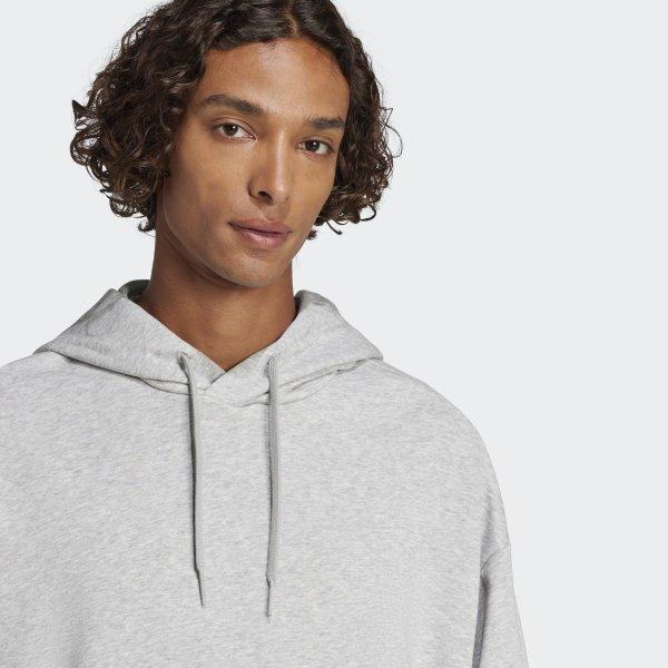 Adidas Unisex Essentials Loose Fit French Terry Hoodie Cotton Hoodie Grey