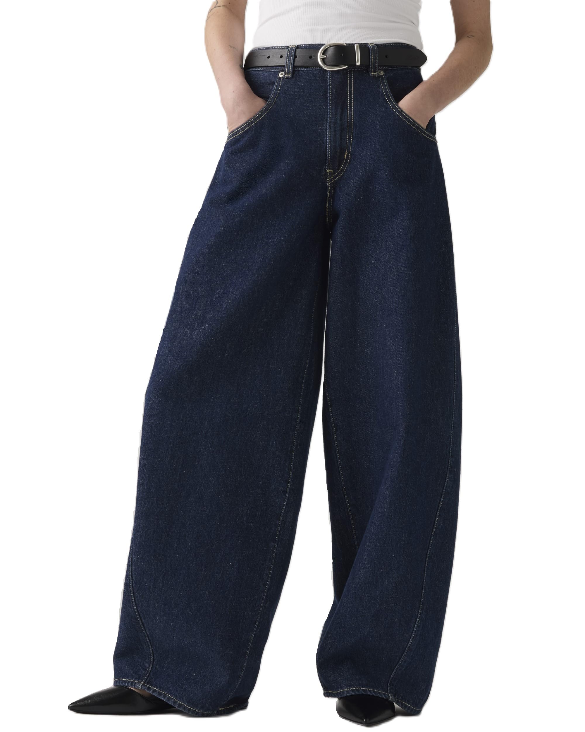 Levi s SUPER BAGGY BARREL jeans women s 003NF-0001 US W27 L30
