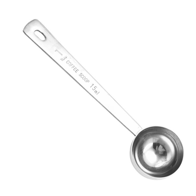 15ml/30ml Long Handle Stainless Steel Measuring Spoon for Baking, Milk Powder, and Coffee.