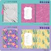 Diary Set with Two Stationery Scrapbook 2 Memo System Craft Popular for Elementary School Gift Themes, Set, Kit, Books, Journal, Diary, Pad, Planner,