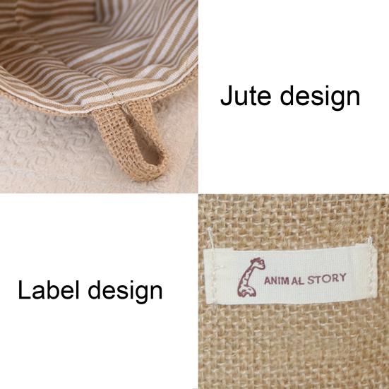 Aufbewahrungstasche, zusammenklappbar, schöner Mini-Aufbewahrungskorb aus Baumwollleinen für den Haushalt