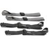 Tanax MOTOFIZZ Seat Bag Power Tie Belts, Set of 2, 250mm-2400mm, Black, MF-4724