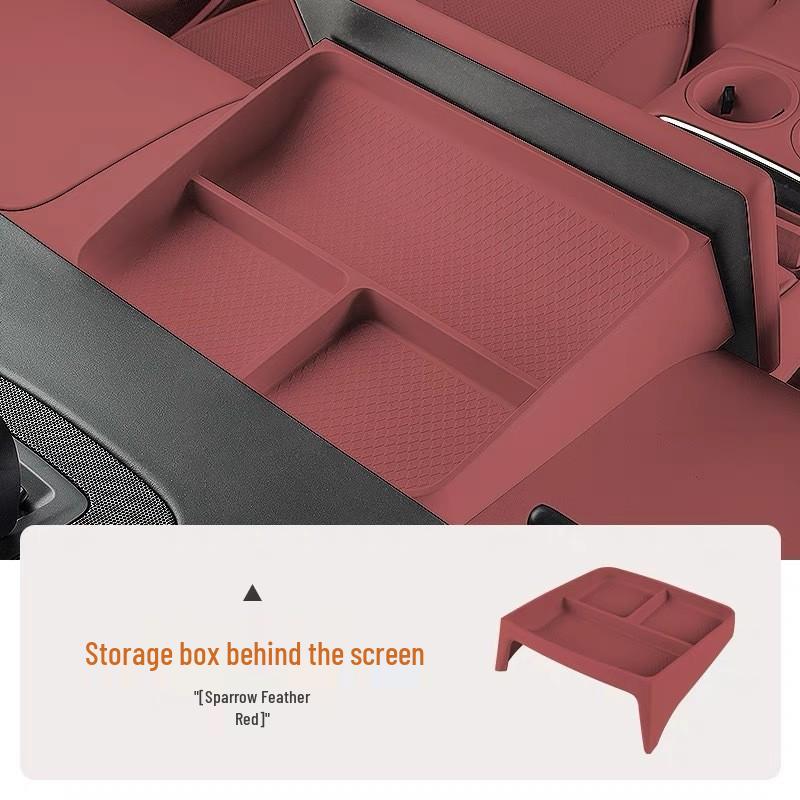 Zhijie R7/S7 Navigation Screen Rear Silicone Storage Box - Center Console Organizer & ETC Accessories