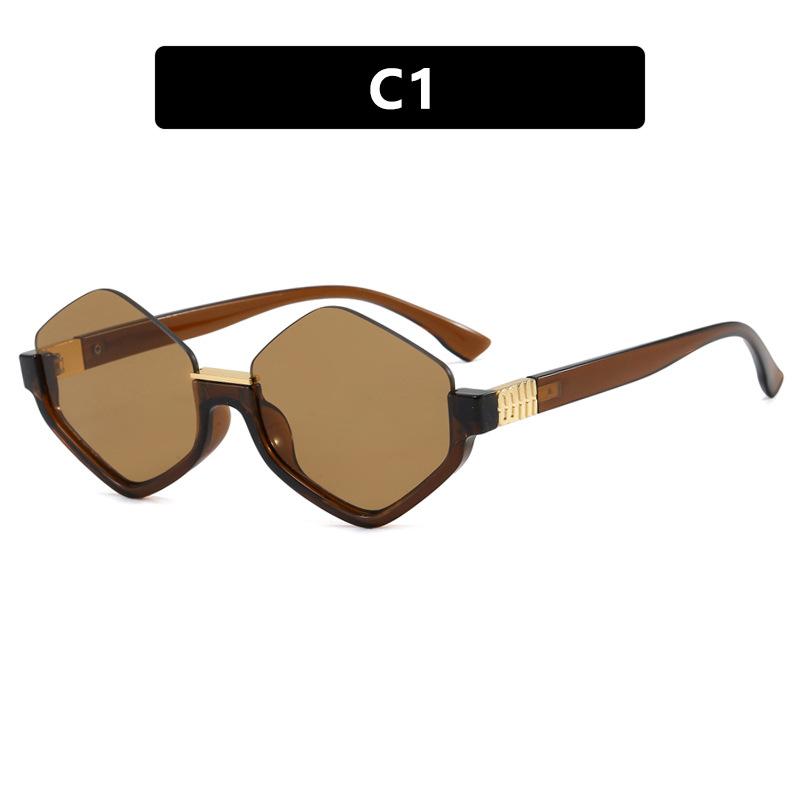 

C1-Tea-framed sunglasses one size