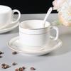 Ceramic coffee cup set Small luxury Phnom Penh ceramic milk tea cup Hotel coffee cup