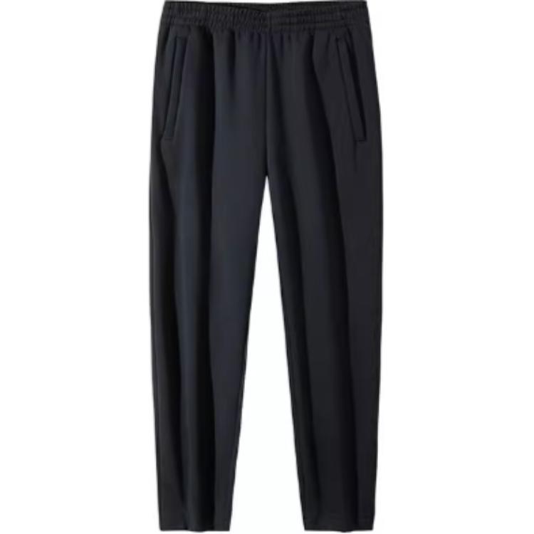

Anta Casual Simple Solid Color Fleece Straight Leg Knitted Sports Pants Men bottoms Black 152447315N-2 L