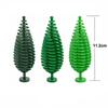Tree Flower Grassland Natural Forest Plant 3Pcs Building Blocks Pine Bush Plant Cypress Accessories Jungle Adventure 3778 Toys