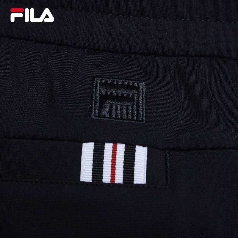 FILA Heritage Solid Basic Knitted Drawstring Mid-Rise Casual Pants Men bottoms F11M638605F-NV