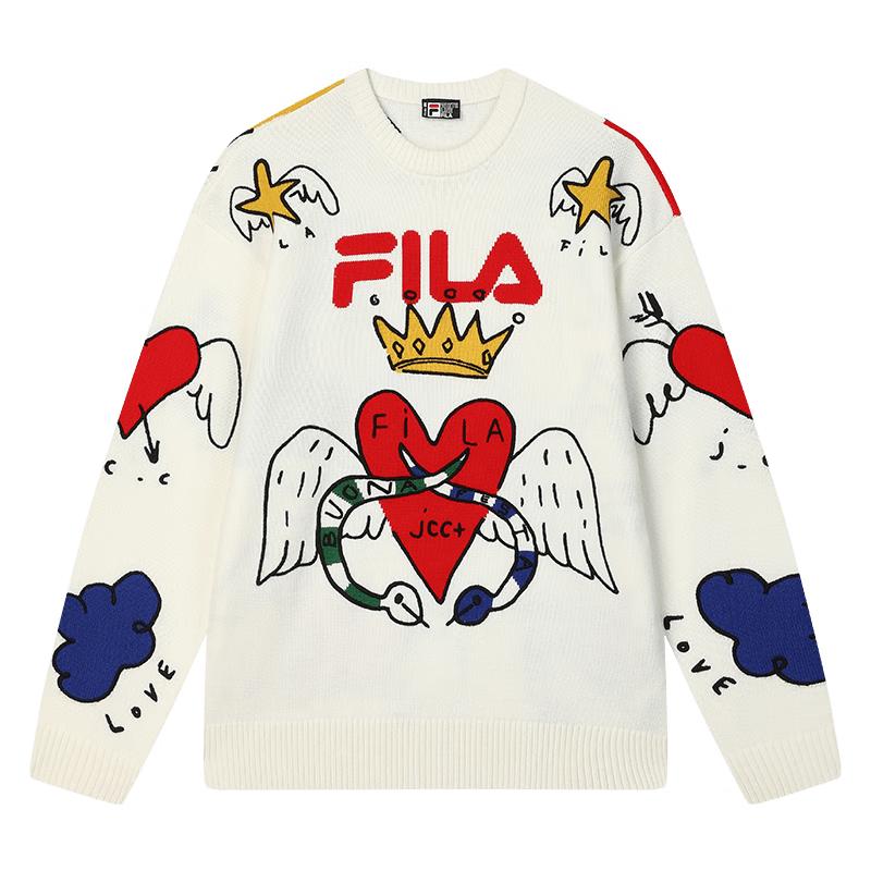 FILA Couple's New Year Graffiti Knit Sweater