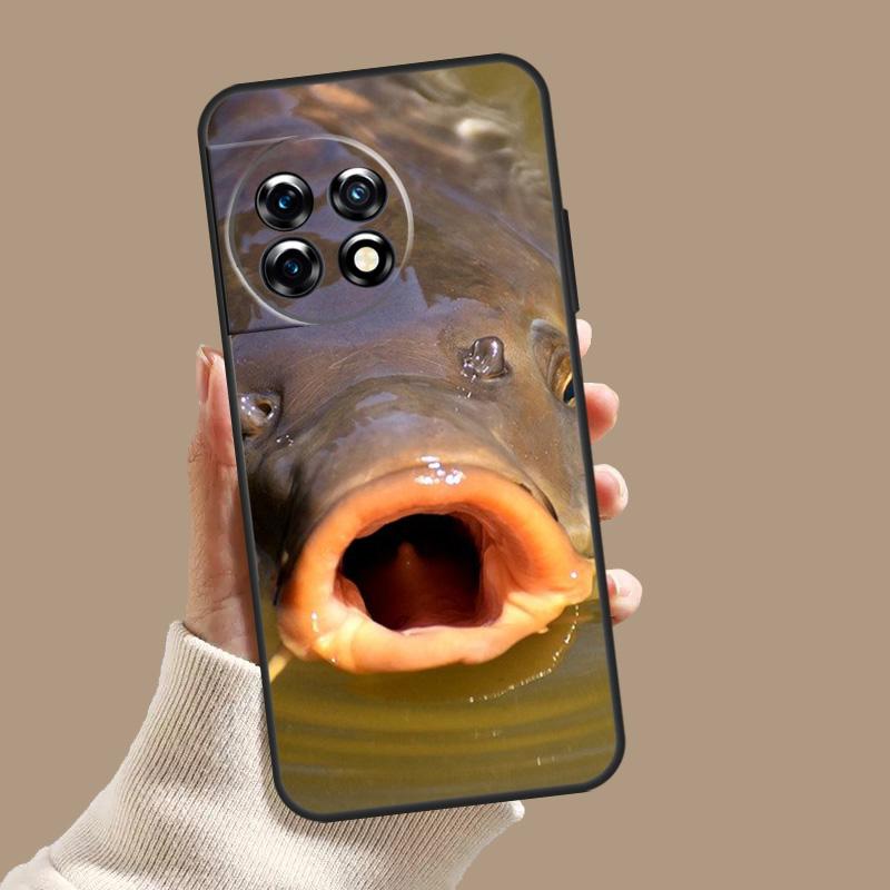 Carp Fishing Case For OnePlus Nord 5 CE 4 3 Lite N20 N30 OnePlus 15 13 12 11 8 9 10 Pro 12R 13T 13R Cover