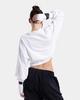 BOXRAW Strike Oversized Crop Long Sleeve T-Shirt Bxrw-W-Osclst [White]