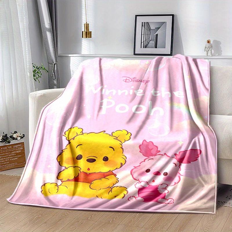 1pc, Disney Winnie The Pooh Blanket Gift for Friends Birthday Christmas Present Home Decor Sofa Throw Blanket Outdoor Camping Travel Beach