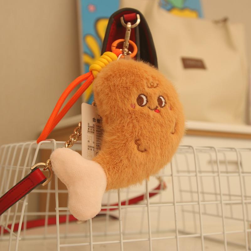 Creative Food Series Pendant Cute Simulation Food Bag Pendant Fun Children's Doll Cute Plush Doll