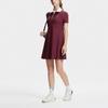 Fila Color Block Logo Tennis Polo Dress With Shorts Women Dresses Wine-Red A11W423304F-WI