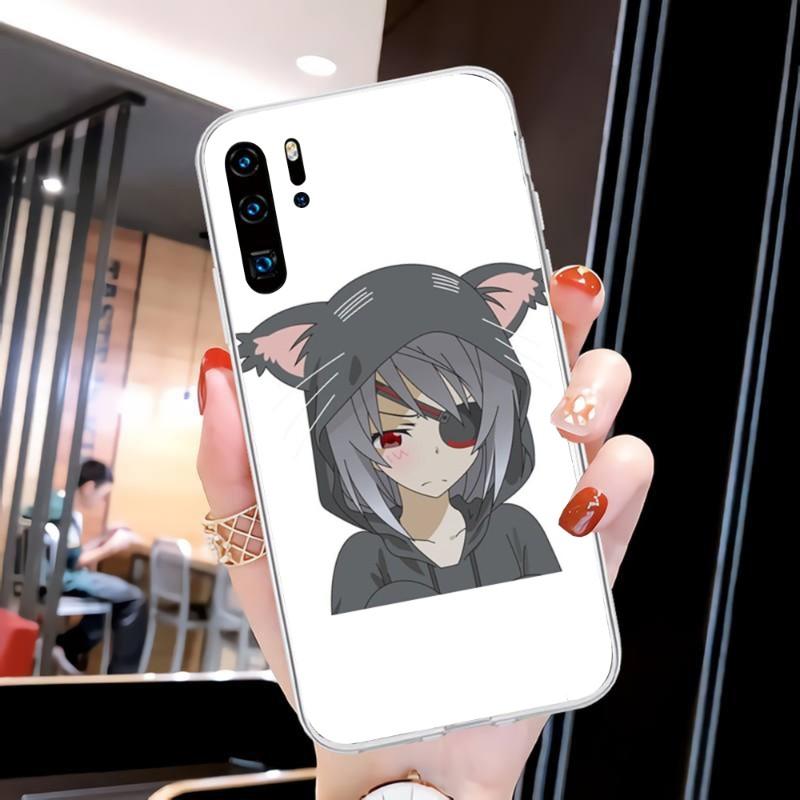 

Чехол для телефона Girl Infinite Stratos для Huawei P50 P40 P30 Pro Mate 40 30 Pro Nova 8 8i Y7P Honor, прозрачный чехол для телефона Honor 9C