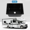RV Wash Basin Sink 320×260×150mm Scratch Resistant Deformation Proof Embedded Installation RV Bathroom Sink for Food Truck