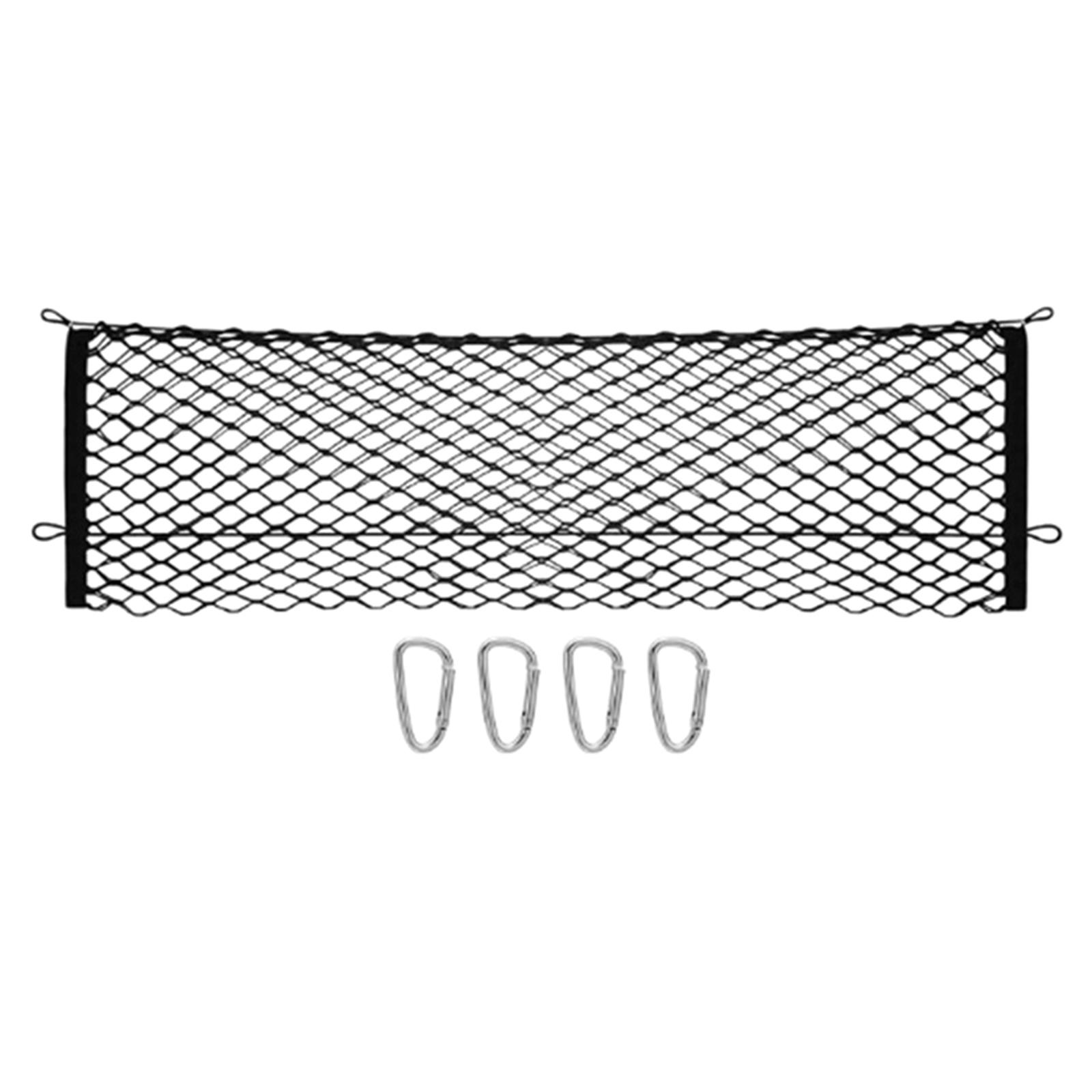 

Large Storage Net Efficient & Secure Fixation Rear Cargo Net Reliable Organizers Polyester for Neat Trunk Organization 1