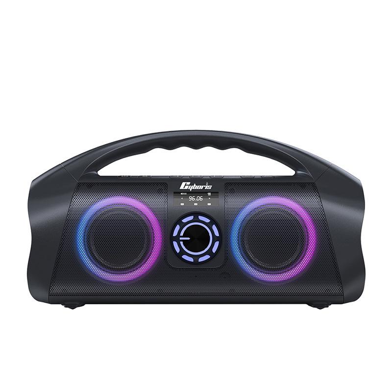 Saibaris 120W Colorful Outdoor Waterproof Bluetooth Speaker with Subwoofer.