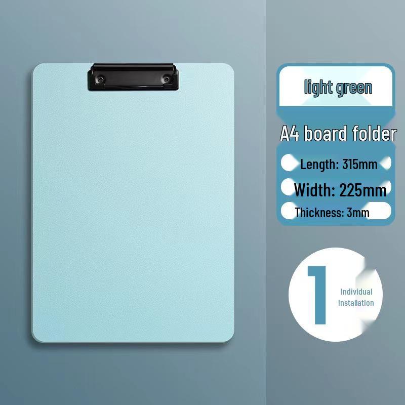 Morandi Color A4 Clipboard Pad: Plastic Folder & Drawing Board