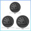 1Pcs Auto Front Hood Logo & Rear Trunk Badge Emblem for Skoda Fabia MK2 MK3 Octavia A5 A7 Superb Kamiq Rapid Yeti Citigo Kodiak hbkm45