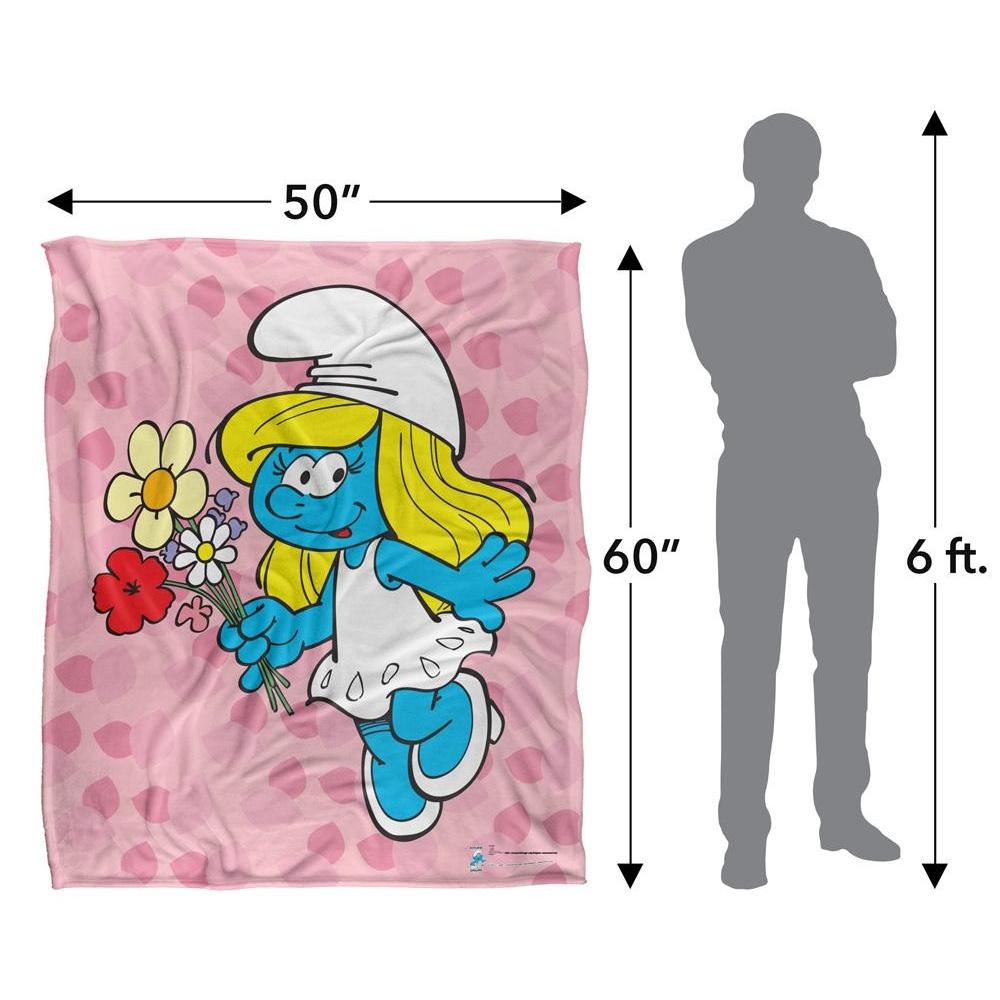 The Smurfs Silky Smurfette Supersoft Blanket