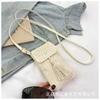 Women's Woven Straw Small Crossbody Bag for Beach Vacation Summer Travel and Daily Use