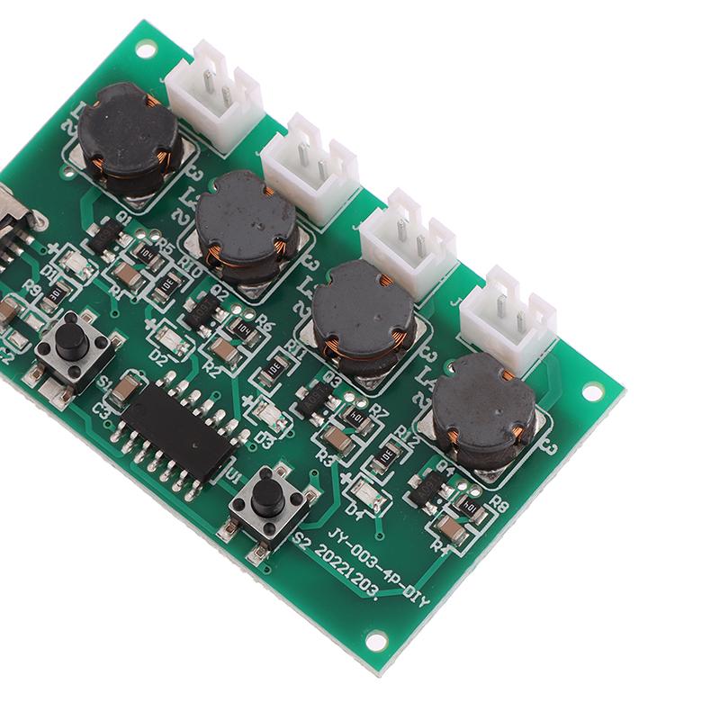 Nebelerzeuger und Treiberplatine 4 Zerstäuber Zerstäubungsfolie Atomizer Blatt Oszillierend 1/5 Stück DC5V Typ-C Mini Luftbefeuchter