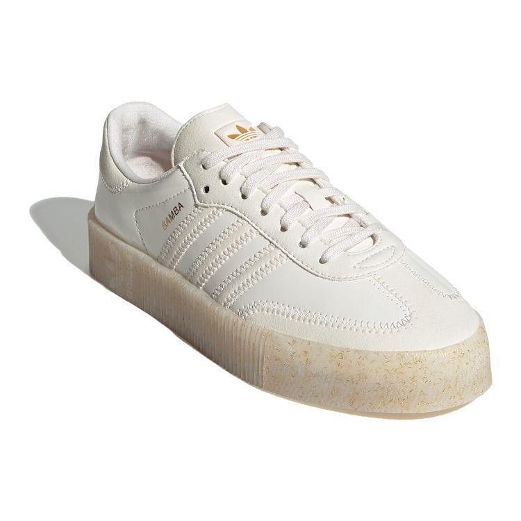 Adidas Originals Sambarose Synthetic Leather Low-Top Sneakers Women Sneakers EG1818