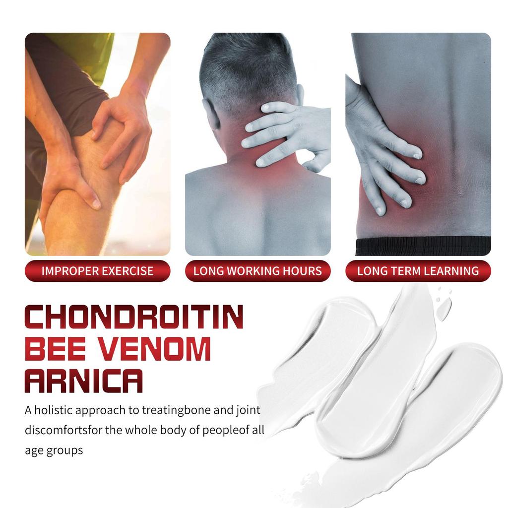 30g Bee Venom Joint Cream Joint Massage for Cervical, Lumbar and Wrist Joint Pain Relief