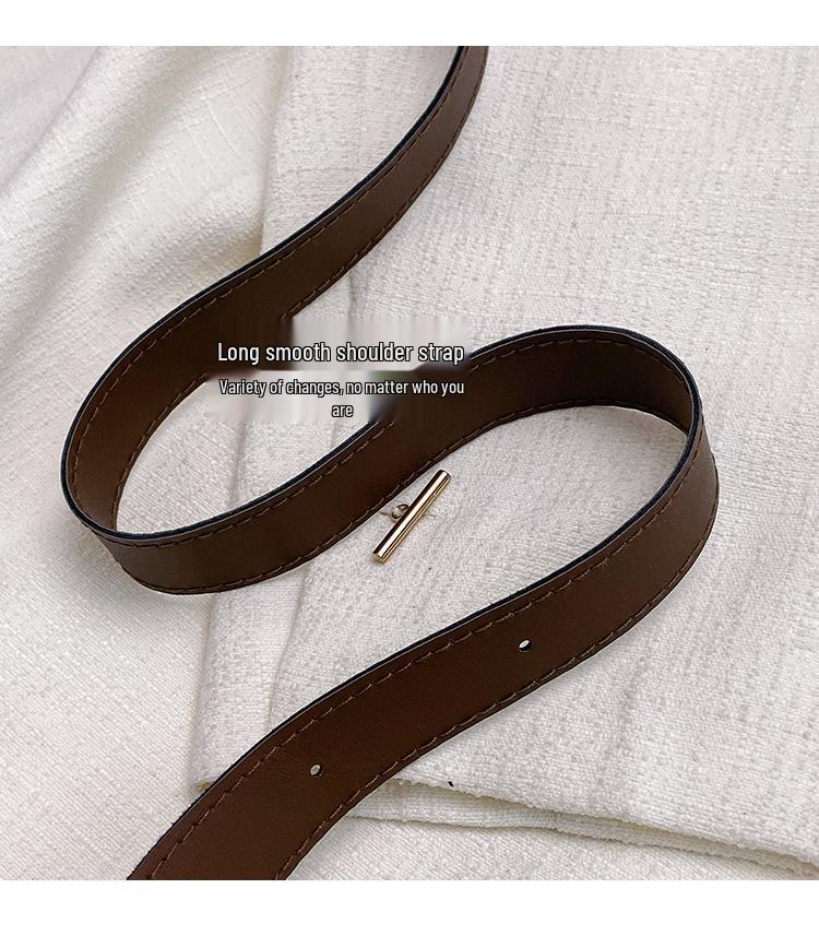 Winter Retro Mattierte Damenhandtasche: 2025 Vielseitige High-End-Mode Nische Schulter Umhänge Pendeltasche