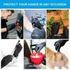 100PCS Black Nitrile Gloves Thickened Disposable Gloves for Cleaning Hairdressing Waterproof Dishwashing Tattoo Gloves