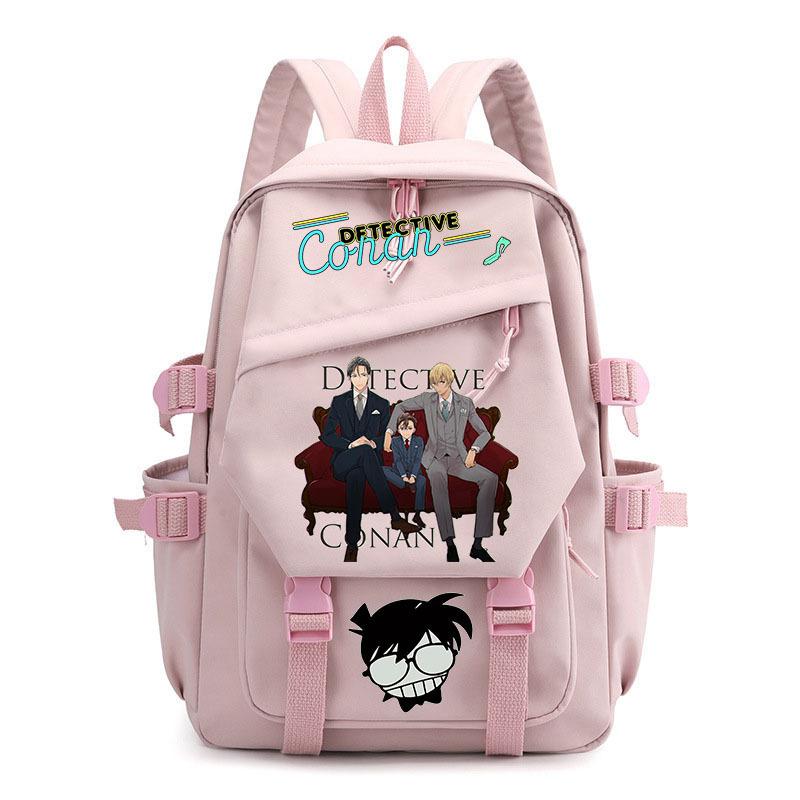Anime Conan schoolbag children's backpack primary school bag male and female junior high school students college students campus backpack