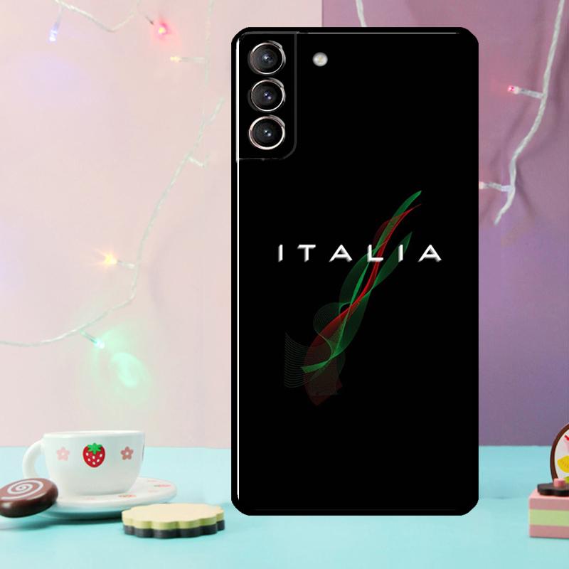 Italy Flag Phone Case For Samsung Galaxy S24 Ultra S20 S21 S22 S23 S25 Ultra S9 S10 Plus S24 FE Cover