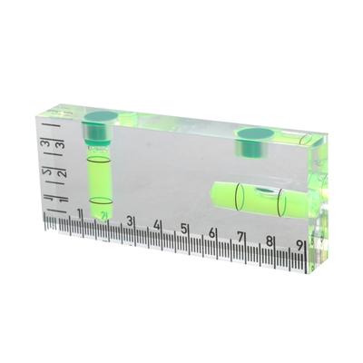 Level Tool with 90°/180° Level Bubbles Strong Magnetic Base Pocket Acrylic Check Bubble Level Tool for Mechanics