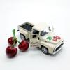 Vintage Truck 3pcs Car Figurine Model Truck Carry Fake Fruits Creative Vehicle Tabletop Ornament For Display Classroom Kitchen